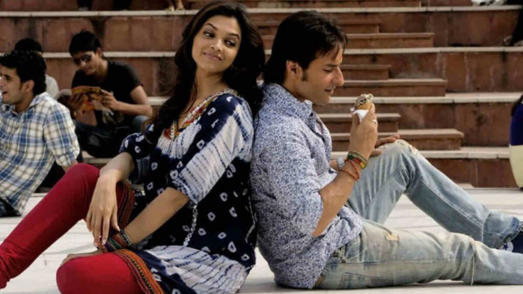 लव आज कल के एक दृश्य में सैफ अली खान और दीपिका पादुकोण