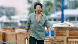 Kartik Aaryan in a scene from Shehzada film