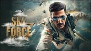 Akshay Kumar in a scene from Sky Force film
