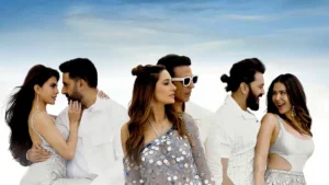 The main star cast of the film in a scene from Housefull 5