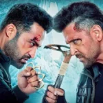 War 2 Movie Review (2025): The most exciting and powerful action experience! Hrithik Roshan and N.T. Rama Rao Jr. in a scene from War 2.