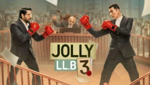 Akshay Kumar and Arshad Warsi in a still from Jolly LLB 3