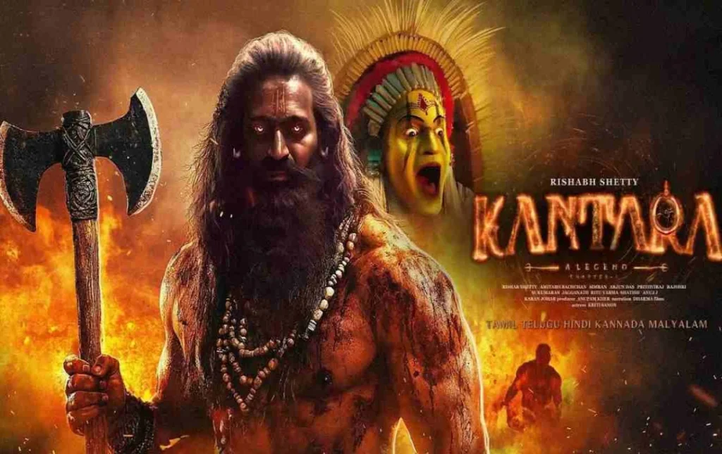 Rishab Shetty in a still from Kantara Chapter 1